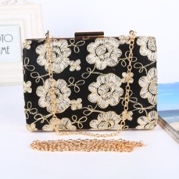 Moonflower Design Evening Clutch Purse